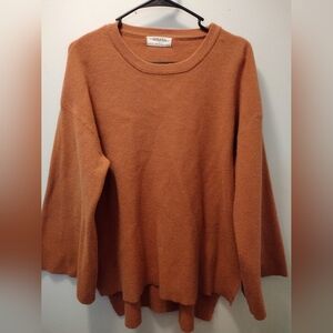 Zenana Cozy Orange Sweater